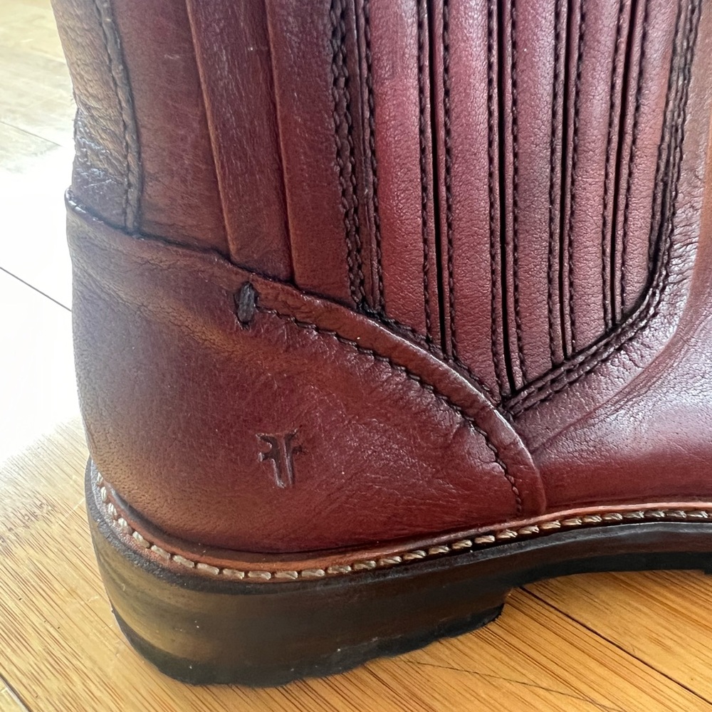 FRYE brown Chelsea boot Sz 8 - Picture 4 of 4